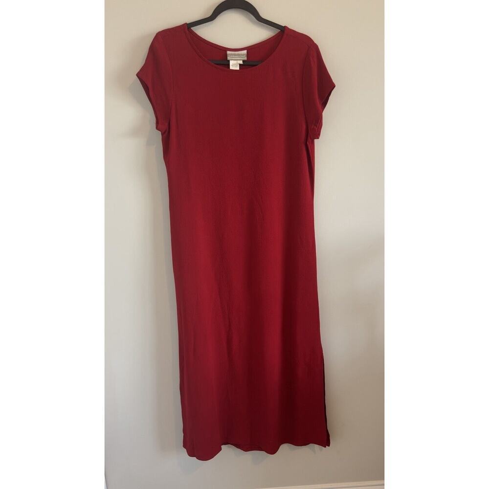 Coldwater Creek Red Maxi Dress‎ Size 10P Excellent Condition